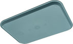 Carlisle FoodService Products Cafe Plastic Fast Food Tray, 12" x 16", Slate (Pack of 2)