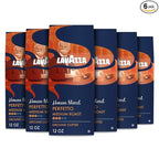 Lavazza House Blend Perfetto Ground Coffee 6 Bags of 12oz, Medium Roast, Full-bodied, Intensity 3/5, 100% Arabica, Ideal for Drip Brewers, (Pack of 6) - Package May Vary