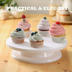 124 PCS Cake Decorating Kit with Cake Stand Turntable, Piping Bags and Tips Set, 100+1 Piping Bags, 12 Icing Piping Tips, 3 Scrapers, 2 Spatulas, Manual Egg Whisk, Baking Supplies for Cake Lovers