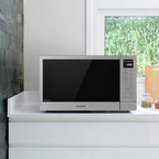 Panasonic NN-SN68KS Compact Microwave Oven with 1200W Power, Sensor Cooking, Popcorn Button, Quick 30Sec & Turbo Defrost, 1.2 cu.ft, Stainless Steel