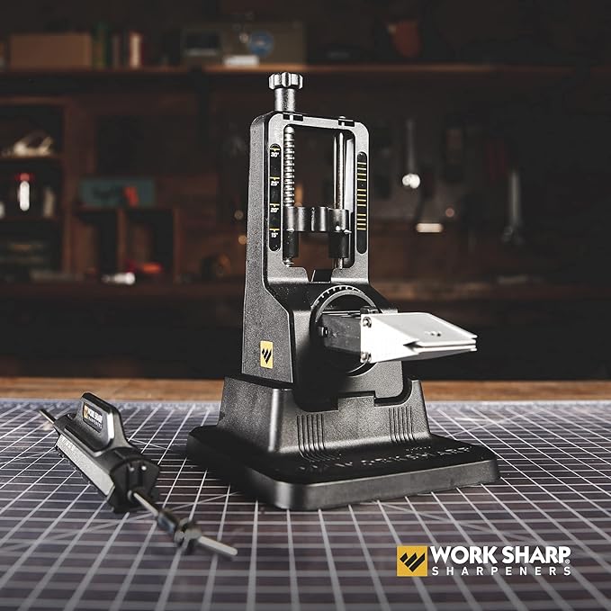 Work Sharp Precision Adjust Set Knife Sharpener value combo gift bundle with a Pivot Knife Sharpener