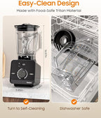 Blender,Professional Blenders for Smoothies with 56oz Tritan™ Container,10-Speed Settings & 6 Preset Menus for Smoothies/Fitness Drinks/Hot Soups/Baby Food/Frozen Desserts