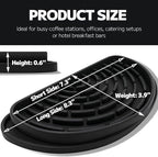 MIMORE Drip Tray - Silicone Coffee Drip Tray for Hamilton 45 Cup and Large Coffee Maker - Drink Dispenser Drip Pan Catcher