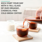 Cold Brew Organic Coarse Ground Flavored Coffee, Pumpkin Spice Flavor, Dark Roast, Colombian Supremo, Coarse Grind for Cold Brew Coffee & French Press,1 LB (Pack of 2)
