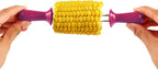 ZYLISS Corn Holders Set - Metal Skewers Corn on the Cob Holders - BBQ Skewers for Corn on the Cob - Comfort Grip Corn Cob Holders - Stainless Steel Skewers - Glossy - 8 Piece Set / 4 Pairs