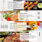 39PCS Griddle Accessorie Kits, Outdoor Grilling Tools for Blackstone and Camp Chef, Stainless Steel BBQ Accessorie Grill Spatula Set With Basting Cover Chopper, Scraper, Bottle, Tongs, Egg Mold