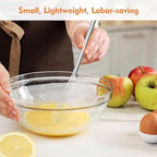 1 PCS Mini Whisk, Compact Small Whisk Essential for Eggs, Sauces and Coffee Prep, Durable Stainless Steel Small Whisks for Cooking