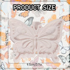 1 Pcs Exquisite Butterfly Fondant Moldfor Cake Decoration, Butterfly Chocolate Silicone Mold Surface Non-Stick Easy to Demould, for Baking Candy Flower Paste Dough Clay Projects Resin Pendants