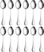 Artaste Rain 18/10 Stainless Steel (Silver (Set of 12), Teaspoon (6.25-Inch))