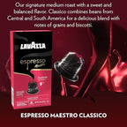 Lavazza Espresso Classico Medium Roast 100% Arabica Aluminum Capsules Compatible with Nespresso Original Machines 10 count (pack of 6), Value Pack – Packaging may vary