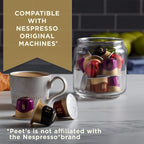 Peet's Coffee, Medium Roast Espresso Capsules Variety Pack, Compatible with Nespresso Original Machine - Intensity 8-9, 40 Count (4 Boxes of 10 Espresso Capsules)