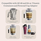 Vitamix Explorian with Programs, Three Blending Programs, Professional-Grade Blender for Smoothies and More, Self-Cleaning Kitchen Appliance, 64 Oz Container, Slate (Renewed Premium)