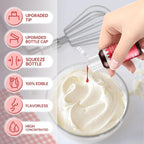 Gel Food Coloring Set - 8 Colors Concentrated Vibrant Edible Food Grade Dye for Baking, Cake, Cookie Decorating, Fondant, Icing, Frosting, Macaron, DIY Crafts - 5.41 fl.oz (20ml/Bottle)