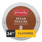 Community Coffee Southern Pecan Praline Flavored 24 Count Keurig K-Cup Coffee Pods, Medium Roast, 24 Count (Pack of 1)
