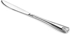 New Star Foodservice 58246 Shell Pattern, 18/0 Stainless Steel, Dinner Knife, 8.6-inch, Set of 12