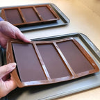 1 Pc Chocolate Bar Mold, 10 Snap 4/5 Inch Deep Large Chocolate Mould Silicone Break Apart Thick Silicone Molds for Candy, Dubai Pistachio, Snacks and Desserts