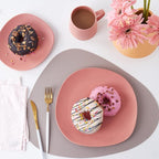 Stone lain Delilah Dinner Plate 6-Piece Dish Set, Porcelain, Terracotta