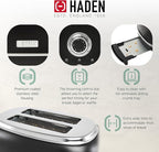 Haden 12 Cup Programmable Drip Coffee Maker Coffee Machine Bundled with Heritage 2 Slice Wide Slot Stainless Steel Toaster, Turquoise & Chrome