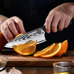 Damascus 6.5" Chef Knife Sharp Kitchen Knife Japan VG-10 Stainless Steel Carbon Ultra Sharp Kitchen Cooking Knife, Ergonomic G10 Handle Deluxe Gift Box