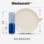 Stoneware Coupe Commercial Grade Dinnerware, Ivory, Plate 11.25", Case of 12