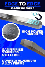 Dalstrong Magnetic Knife Holder Wall - Satin Finish 201 Stainless Steel - Knife Magnetic Strip - Elegant Design - 18" x 2" - Powerful Magnet Kitchen Bar - Easy to Mount - Securely Display your Knives