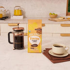 Four Sigmatic Dark Roast Organic Whole Bean Coffee | Whole Beans Coated with Lion's Mane, Chaga Mushrooms | Nootropic Mushroom Coffee for Enhanced Brain Function & Immune Support | 12oz