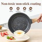 10.25 Inch Nonstick Frying Pan Skillet, Superior PFOA-Free & Non-Toxic Coating, 3mm Aluminum for Even Heat, Induction Compatible, Dishwasher Safe for Eggs & Pancakes
