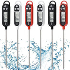 1/3pcs Candy Thermometer Digital Instant Read for Meat Kitchen Cooking Food Oil Deep Fry BBQ Grill Smoker (6, 9.4in)