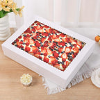 12pcs 19x14x4 inch Cake Boxes with Window，White Rectangle Sheet Large Bakery Boxes for Pastry Dessert Cake, Cupcakes Donuts Cookies Pie Treat Packaging