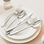 KINGSTONE Mirror Polish Silverware Set for 6, 30-Piece 18/10 Stainless Steel Flatware Set, Dishwasher Safe Cutlery Set for Wedding, Home, Restaurant, Knives Spoons and Forks Set