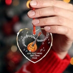 Custom Mandolin Christmas Glass Ornament 2025, Personalized Mandolin Player Xmas Ornament with Text Name & Year, Musical Instrument Christmas Tree Ornaments, Gift for Men Women Mandolinist