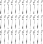 Pleafind 36-Pcs Salad Forks Set (7.1 inch), Stainless Steel Flatware Forks Silverware, Mirror Polished Dessert Forks Bulk Set, Small Metal Forks for Home, Kitchen, Restaurant, Dishwasher Safe