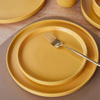 Stone lain Cleo Stoneware Dinnerware Set, 16-Piece Service for 4, Yellow