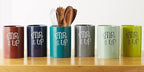 DII Kitchen Accessories Retro Collection Ceramics, Utensil Holder, Jadeite