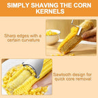 3 Pcs Corn Cob Peeler, Corn Stripper, Corn Holder, Corn Peeler with long handle Stainless Steel Corn Cob Stripper Tool, Efficient Design Perfect for Dining Enthusiasts