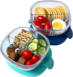 Yumbox Snack Bowl – 3-Compartment Leakproof Snack & Breakfast Container for Kids & Adults – Reusable Bento Snack Box for Yogurt, Parfaits, Fruit, Veggies & Small Meals