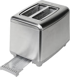 Kalorik Toaster VIVID TOUCH Series 2-Slice with Large High-Resolution Touchscreen and Customizable Cooking Presets by Bread Type, Features Wide Slots and High Lift Lever, 1000-Watts, Stainless Steel
