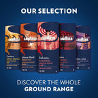 Lavazza Opera Intenso Ground Coffee 12oz Bag, Dark Roast, Bold and Balanced Taste, Intensity 4/5, Arabica and Robusta, Ideal for Drip Brewers, (Pack of 1) - Package May Vary