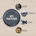 THE COOK'S COMPANY Non-Stick Frying Pan - Premium Skillet for Everyday Cooking, Nonstick Pan for Easy Cleanup, Durable Pan for Versatile Cooking Needs (Size: 11inch)