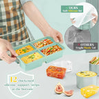 2 PACK 1 Cup Silicone Freezer Trays With Lid For Freeze & Store Soup, Broth, Leftovers, Microwave-safe Soup Freezer Container - Green