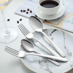 Pleafind 36-Piece Dinner Forks Set (8 inch), Stainless Steel Forks Silverware, Mirror Polished Fork Set, Small Forks for Home, Kitchen, Restaurant, Dishwasher Safe