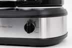 CULINARY CHEF, Triple Slow Cooker, Buffet Server 3 Pot, Food Warmer - Stainless