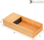 Totally Bamboo Universal Knife Caddy, Organizer and Holder for Drawer or Countertop