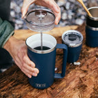 YETI Rambler 34 oz. French Press Coffee Maker, Ultramarine Violet