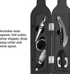 Let's Make Memories Personalized Photo 5-Piece Wine Tool Set - Wine Bottle Opener - Pink