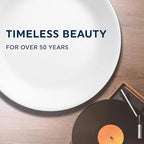 Corelle Vitrelle 18-Piece Service for 6 Dinnerware Set Triple Layer Glass and Chip Resistant, Lightweight Round Plates and Bowls Set, Country Cottage