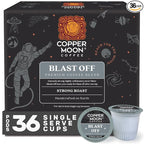 Copper Moon Single Serve Coffee Pods for Keurig K-Cup Brewers, Strong Roast, Blast Off Blend, 36 Count
