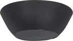 Carlisle FoodService Products Ridge Reusable Plastic Bowl for Home and Restaurant, Melamine, 52 Ounces, Soapstone, (Pack of 12)