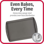 GoodCook Everyday Nonstick Carbon Steel 13” x 9” Baking Sheet Set, 3 Pack – Standard-Sized Carbon Steel Cooking Pans, Bakeware Set, Cookie Sheets for Baking, Oven Pan Set