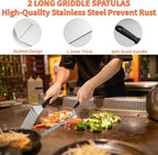 29-Piece Grill Tools Set, Heavy Duty Stainless Steel BBQ Accessories for Outdoor BBQ & Camping